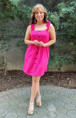 Staccato - 71463PP - 21922 A Little Sweeter Dress - Fuchsia