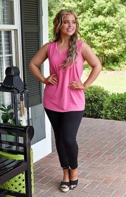 Heimish - BL-ST2045 - 42622 All About Me Tank - Hot Pink TOPS