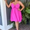 TCEC - CD02066 - 4322 Summertime Attitude Dress - Magenta