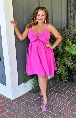 TCEC - CD02066 - 4322 Summertime Attitude Dress - Magenta