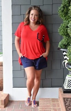 Heimish - ST1999-12 - 52922 American Dream Top - Red