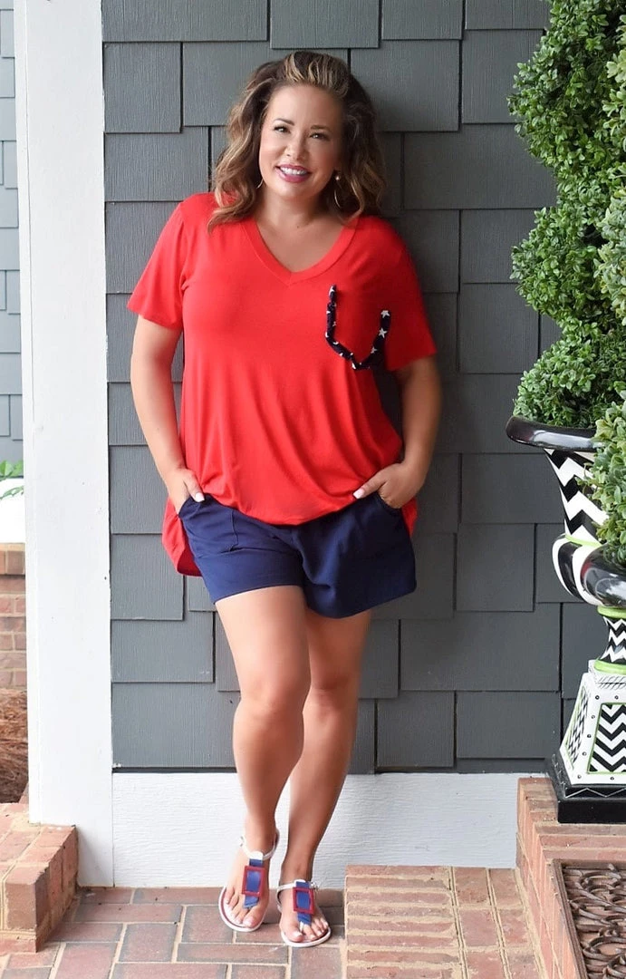 Heimish - ST1999-12 - 52922 American Dream Top - Red