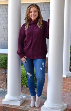 Staccato - 53137PP - 11422 Looking Fabulous Sweater - Plum