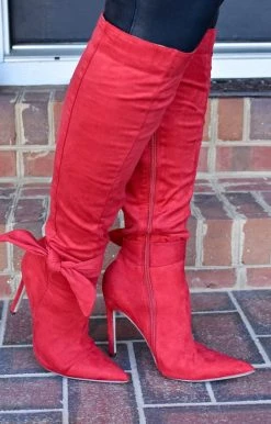 InTouch - VINE-7 - 123121 Run After Me Boots - Red SHOES