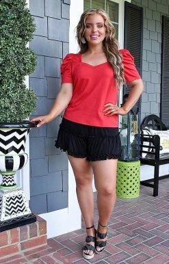 TCEC - CT7863 - 43022 TOPS Busy Weekend Top - Red