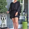 Heimish - BL-WP1022V - 5822 Bold Beauty Romper - Black