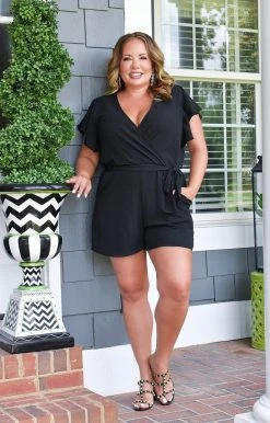 Spin USA - R3315 - 72321 Lovely Story Romper - Black BOTTOMS