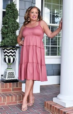 Heimish - WD1015F - 5522 Sweetheart Babe Dress - Rose DRESSES