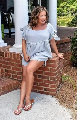 143 Story - ITM8127-PP - 6922 Weekend Living Top - Slate