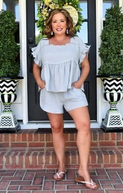 143 Story - ITM8127-PP - 6922 Weekend Living Top - Slate