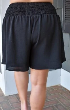 White Birch - P77047A1XL - 21922 BOTTOMS Thoughtful Reminder Shorts - Black