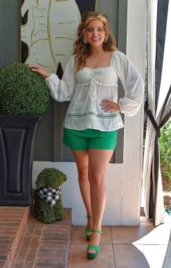 143 Story - ITM8089 - 32222 Making Connections Top - Ivory TOPS