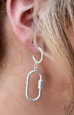 What's Hot - QE26698-MS - 51122 Accessories Collecting Crushes Earrings - Silver