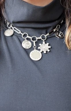 Golden Stella - NN79657-002 - 21222 Not All Bad Necklace - Silver