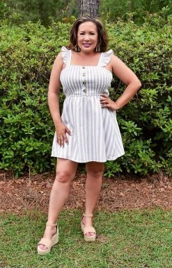 Andree - PD10001 - 41822 Casual Dresses No One Compares Dress - Taupe