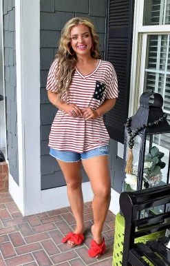 Heimish - ST2025-11 - 61522 Backyard Barbecues Print Top TOPS