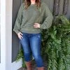 Davi & Dani - DWT91257PER - 12122 TOPS I've Got Forever Sweater - Sage