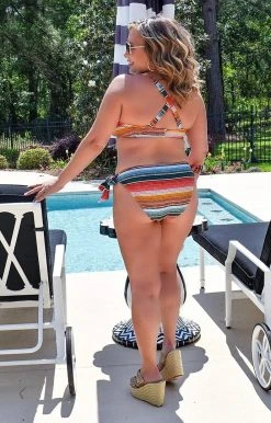 Unique Vintage - CZ196 - 5522 Dancing In The Sand Bikini Top SWIMWEAR