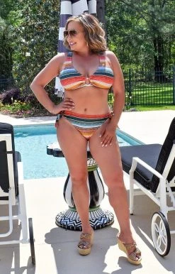 Unique Vintage - CZ196 - 5522 Dancing In The Sand Bikini Top SWIMWEAR