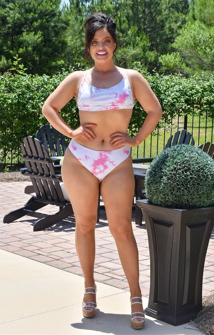 Davi & Dani - DIB08064PER - 6321 SWIMWEAR Just Add Water Tie Dye Bikini Bottom