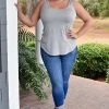 Adrienne - 1769MD - 1422 New To Me Tank - Heather Gray TOPS