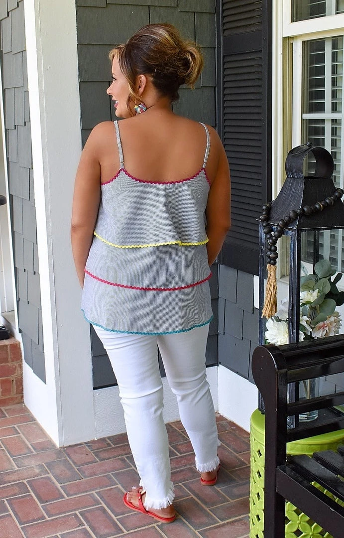 Andree - 18362-S-PP - 5622 Pure Excitement Top - Blue