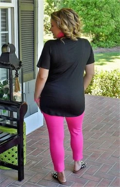 Heimish - BL-ST1644S - 51722 TOPS Back For You Top - Black