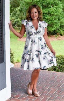 First Love - ID189 - 72222 Always The One Floral Dress - White