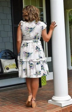 First Love - ID189 - 72222 Always The One Floral Dress - White