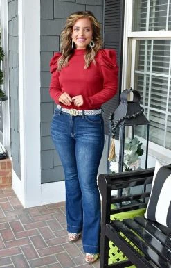 TCEC - CT6428 - 12722 TOPS Never Shy Bodysuit - Wine