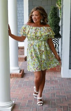 Spin USA - MD3761 - 62322 Refreshing Breeze Floral Dress - Multi