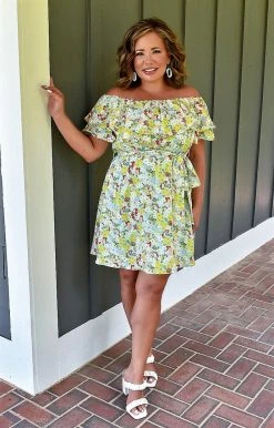 Spin USA - MD3761 - 62322 Refreshing Breeze Floral Dress - Multi