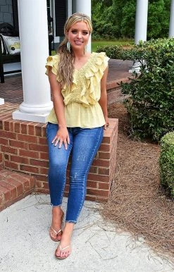 ODDI - IT14877 - 7822 Looking Ahead Top - Honey